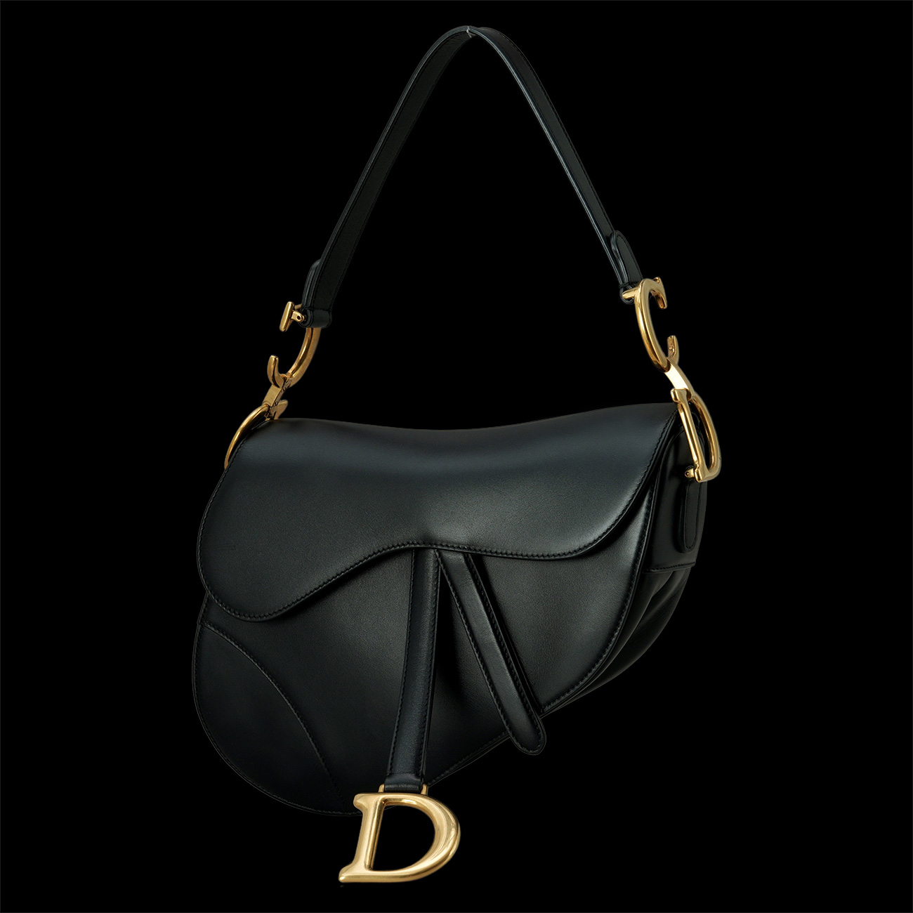 CHRISTIAN DIOR(USED)크리스찬디올 레더 새들백